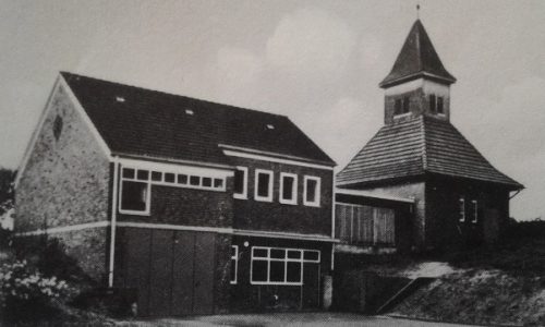 Feuerwehrraum und Kapelle im Jahr 1970
